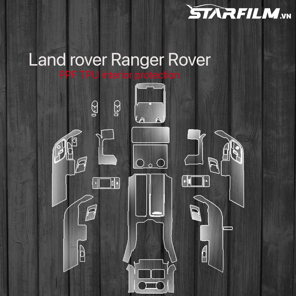 Ranger Rover PPF TPU chống xước tự hồi phục STARFILM